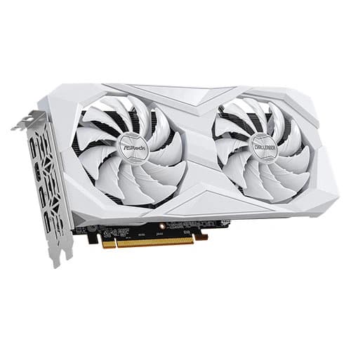 ASRock RX 6600 Challenger White 8GB GDDR6 Graphics Card